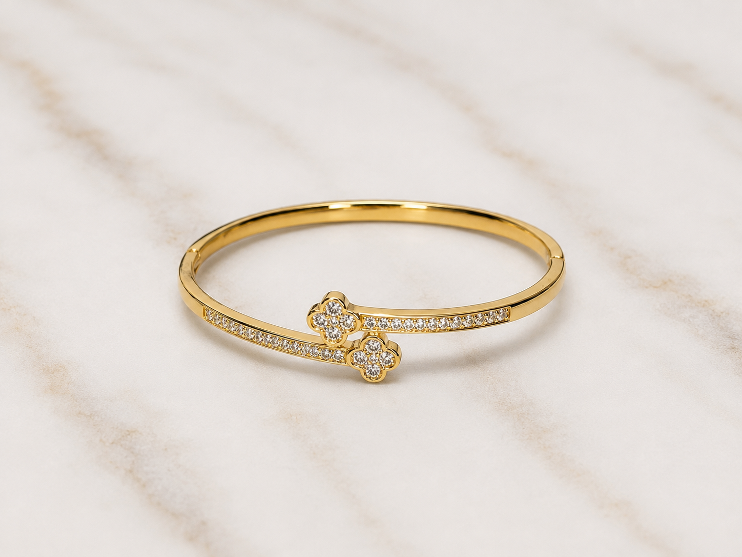 Evermore Double  Clover Bracelet