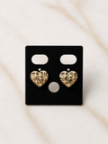 The Amour Heart Earrings