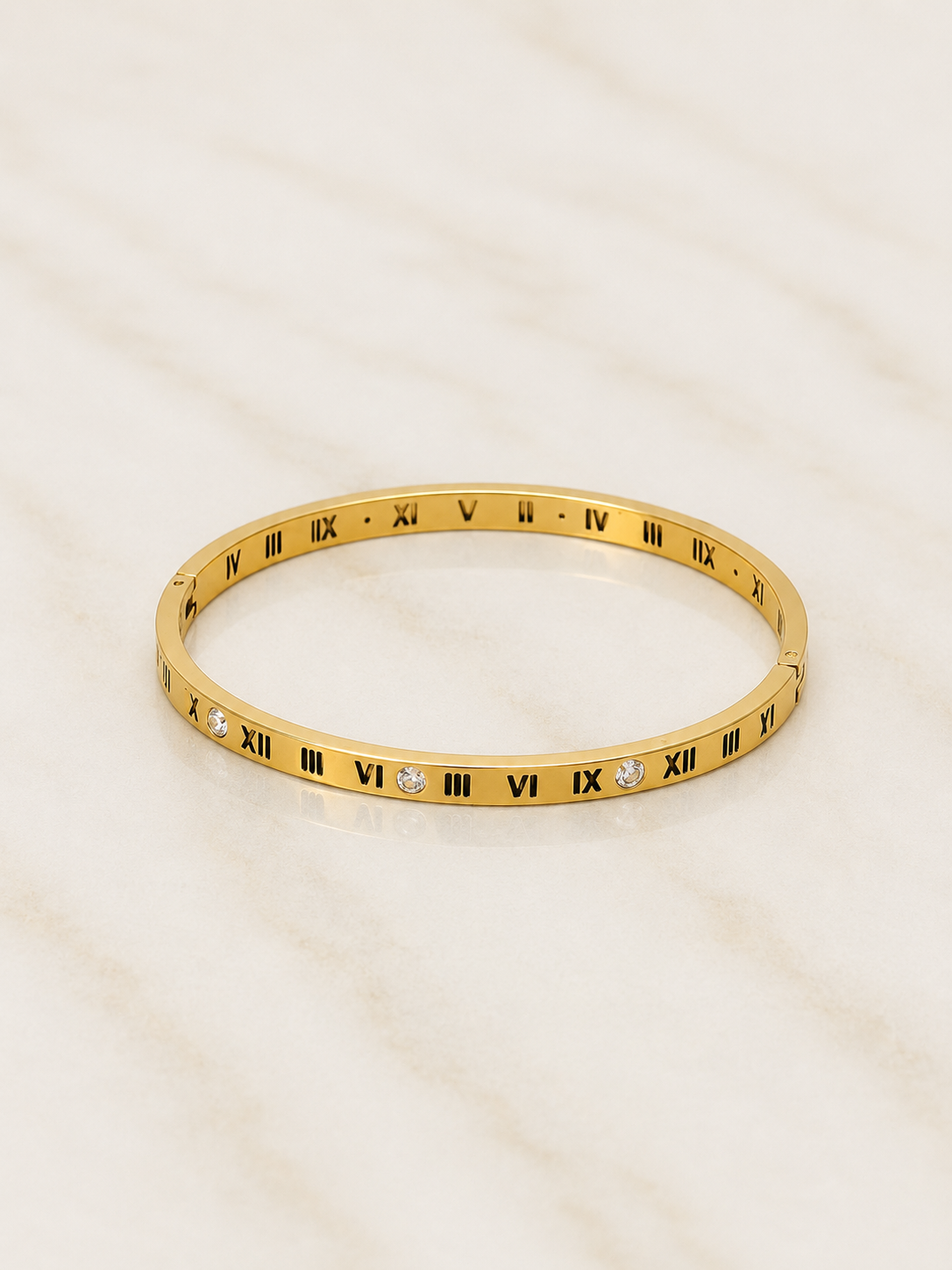 The Royal Numeral Radiance Bangle