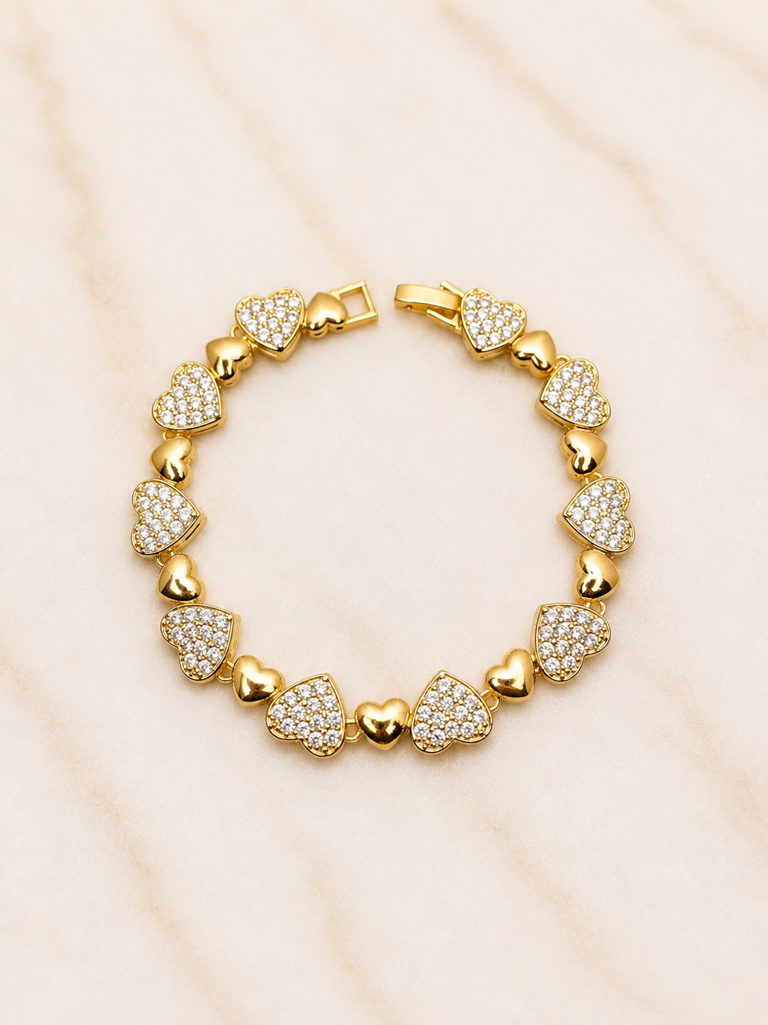Forever Linked Hearts Bracelet