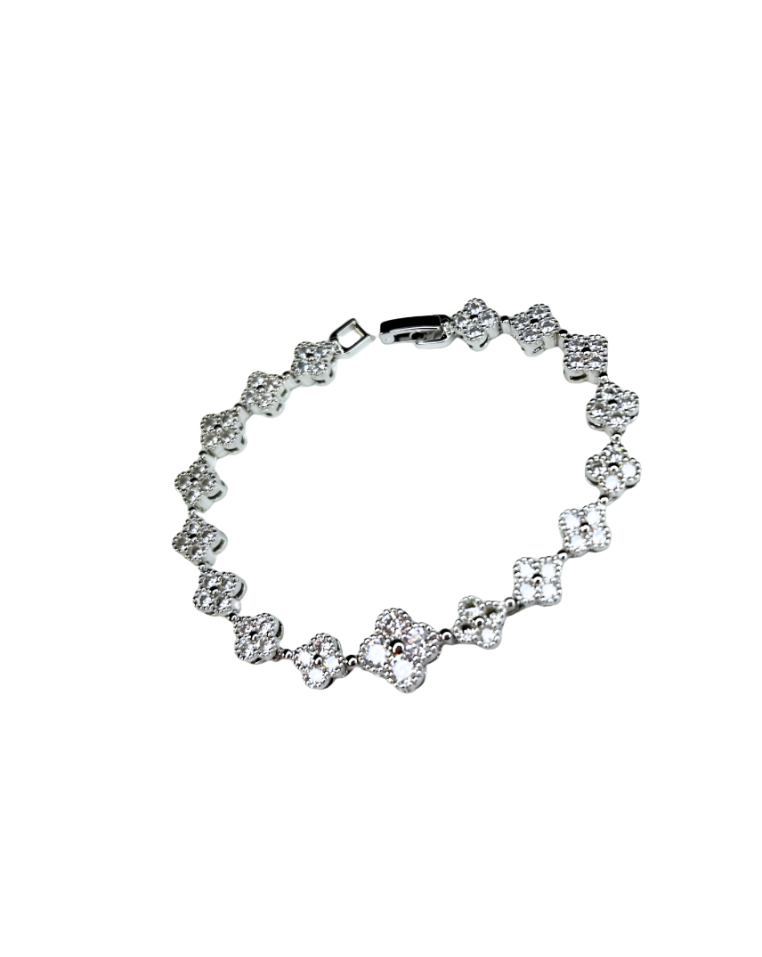 Endless Heart Sparkle Bracelet (silver)