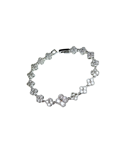 Endless Heart Sparkle Bracelet (silver)