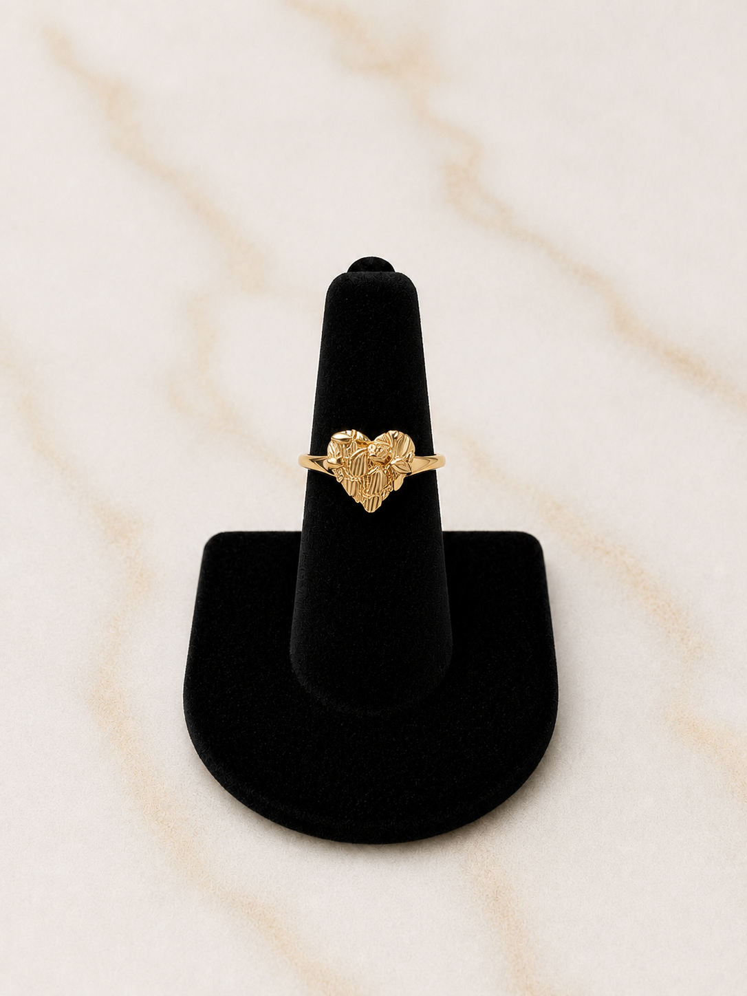 The Reign Golden Heart Ring