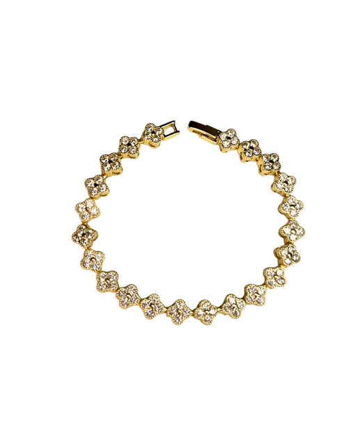Endless Heart Sparkle Bracelet (Gold)